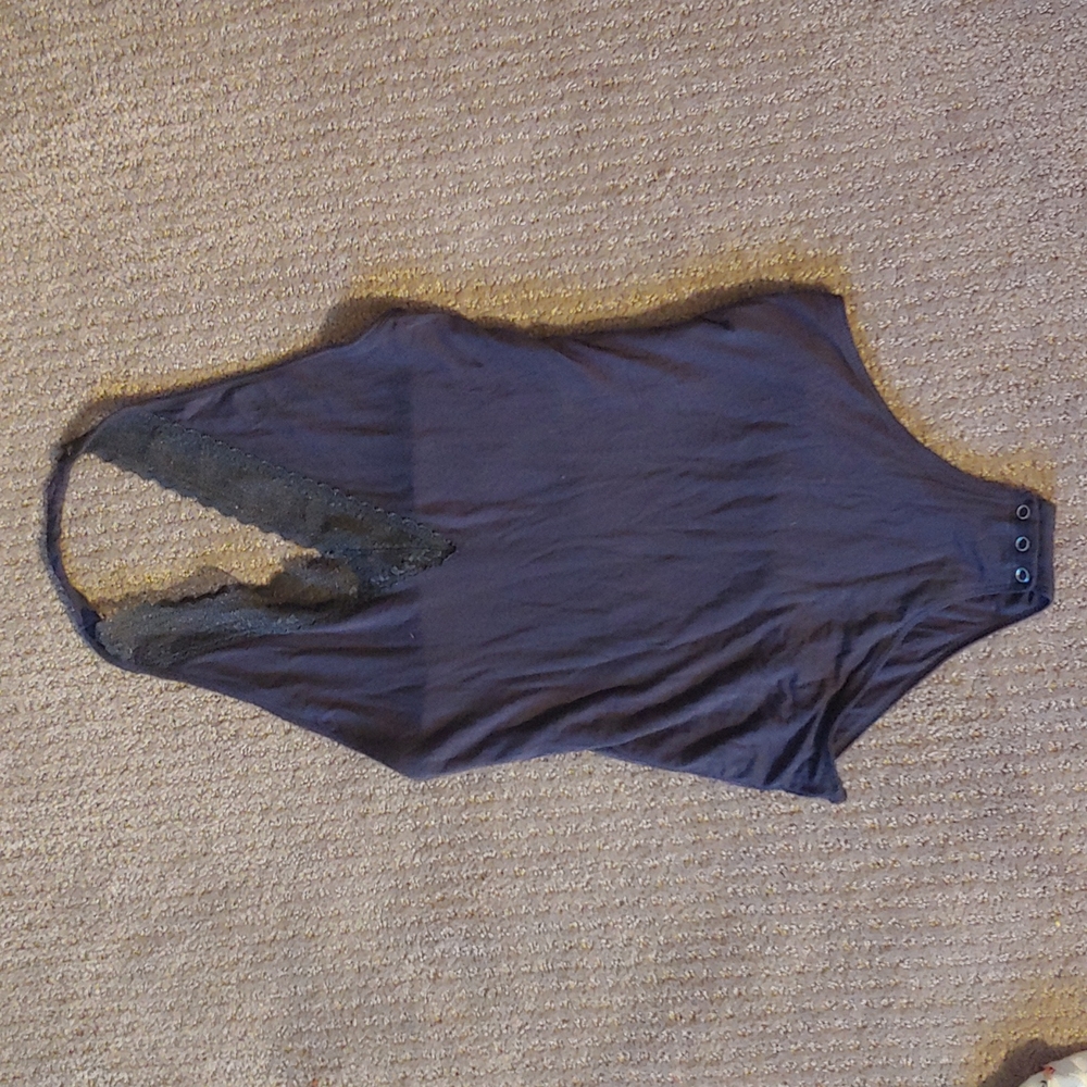 American Eagle Medium Gray Bodysuit